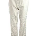 Everlane  Curvy Cheeky White Organic Cotton High Rise Flare Ankle Denim Jeans 29 Photo 0