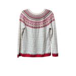 Talbots NEW Diamond Fair Isle Long Sleeve Wool Blend Knit Medium M NWT Photo 2