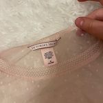 Victoria's Secret sheer victoria secret pink polka dot top Photo 1