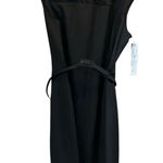 Classics Entier Women's Black Midi Dress Tie Photo 0