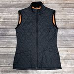 Barbour Midnight Navy Blue Shaped Lightweight Quilted Gilet Zip Up Womens Vest 4 Photo 8