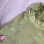 Acne Studios  Cylea Embossed Logo Tee Lime Green Small Photo 6
