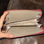 Kate Spade  Pink Long Zippy leather Wallet brand new Photo 6