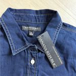 Banana Republic NWT Women’s Quinn Denim Button Down Shirt | Blue | Medium Photo 5