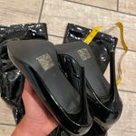 Over The Knee Glossy Stiletto Booth Tight High Boots Ultra High Heel Shoes Pointed Toe Black Size 6 Photo 10