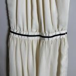 Mango Sleeveless Tennis Cocktail Mini Dress Women's 4 Ivory Chiffon Fit & Flare Photo 9