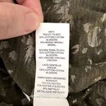 Lucky Brand  Green Floral Embroidered Long Sleeve Top Photo 8