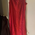 Gilligan & O’Malley Red Satin Dress Size M Photo 0