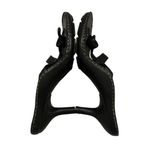 Me Too  Frances Black Leather Strappy Sexy Knot Sandal, Sz 8.5 Photo 8