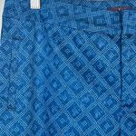 NYDJ  Sz 8 P Blue Printed Cropped Pants Photo 3