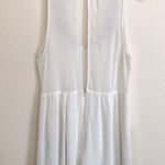 Lush Clothing Lush Embroidered White Romper L Photo 7