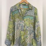 ZARA  Scarf Print Floral Shirt Large Photo 4