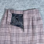 Jones New York Wool Plaid Pencil Skirt Sz 10 Lavender Purple 90s Vintage USA Photo 2