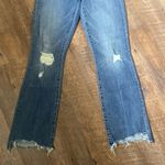 MOTHER THE INSIDER CROP STEP CHEW WASH DANCING ON COALS Hi Rise Kick Flare Ankle Blue Size 25 Photo 8