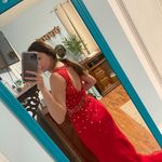 Milano Formals Milano Red Prom Dress  Photo 1