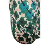 Boden Floral Kelly Green & Pink Four‎ Leaf Clover Sheath Belted Tie Dress US 6R Size 6 Photo 13