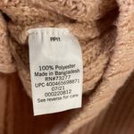 SO  Long Sleeve Cropped Turtleneck Sweater Juniors XS Pink/Peach Stripe Pullover Photo 3