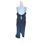 Kaileigh  Rica Knit Crop Jumpsuit Navy An White New With Tags Womens Size XXL Photo 1