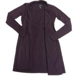 Cynthia Rowley  Cardigan Womens X Small Purple ExtraFine Merino Wool Photo 0