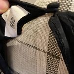 Black and White Boho Puff Sleeve Tunic Dress Photo 3