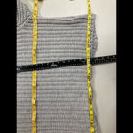 Alya , Oversized, Cable Knit,Chunky, Gray Sweater,Size Medium,3/4 length sleeves Photo 6