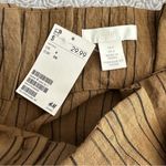 H&M New! High Waist Paper-bag Pinstriped Woven Skirt Size 4 Photo 2