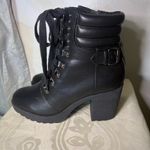 MIA  Annamarie Black Lace Up Ankle Boots Photo 4