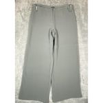 Eileen Fisher Wide Leg Pant Large Silk Flowy Lightweight Gray Boutique Chic Photo 0