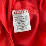 NWT It Girl Coral/Red Women Long Sleeve Pleated V neck Romper Photo 3