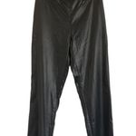 Cache Vintage 80s Shiny Black Pant Size 8 Photo 5