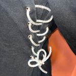 Akira rhinestone tie up side mini dress Photo 7