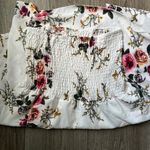 Floral Tube Top Dress White Size XL Photo 3