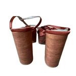 Lulus Lulu’s Lucianto Copper Satin Ankle Strap Wooden Platform Sandals SZ 6 Photo 5