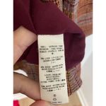 Free People Red Combo Simply Plaid Blazer Oversized Brown GUC Menswear Style XS Photo 11