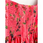 Cara Cara | Sip Sip Dress in Botanical Allover Coral | Sz XS Pink Photo 10