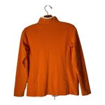 Peter Millar Sweatshirt Women Small Orange Cotton Full Zip Mock Neck Outdoor Photo 1