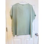 Rainbow Sandals Rainbow Button Accent Top Blouse Casual Short Sleeve Shirt 2X Photo 4