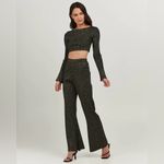 Charlie Holiday Kiara Top Black Lurex Size Small NWT Photo 2