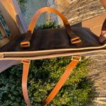 Fendi Authentic Pequin Striped shoulder Tote Bag Photo 6