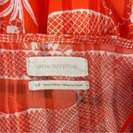 Urban Outfitters UO Pippa Tiered Chiffon Babydoll Dress Orange Black Whi… Photo 7