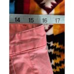 Gap Skinny Mini Orangy-pink Denim Jeans Size 8 Low Rise Zip Pockets Photo 6