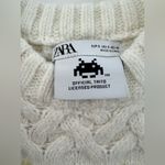 ZARA  Women Jacquard Space Invaders Taito Sweater Knit Short Vest SZ S Photo 6
