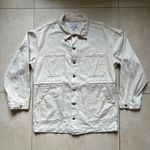 ÉTICA Off White Denim Jean Jacket / Coat Size L Size L Photo 4