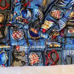 Vintage Out Brook Silk Bomber Zip Front Nautical Marine Wear Jacket Blue Small Photo 8