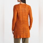 Market & Spruce Women's  Cecily Pointelle Open Duster Cardigan, Brown, small NWT Photo 1