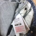 Topshop  Moto Baxter Raw Hem Denim Skinny Jeans Size 25 Photo 3