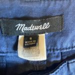 Madewell  The Harlow Wide Leg Pants 6 Pleated Trouser Navy Minimalist Office Photo 6