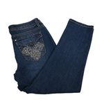 Nine West Womens 8 Bling Cropped Ankle Jeans Photo 2