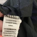 Nasty Gal  Black Smocked Ruffle Oversized Mini Dress Size 0 Short Sleeve Photo 11