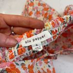 Blu Pepper Blue Pepper Floral Puff Sleeve Crop Top Photo 2